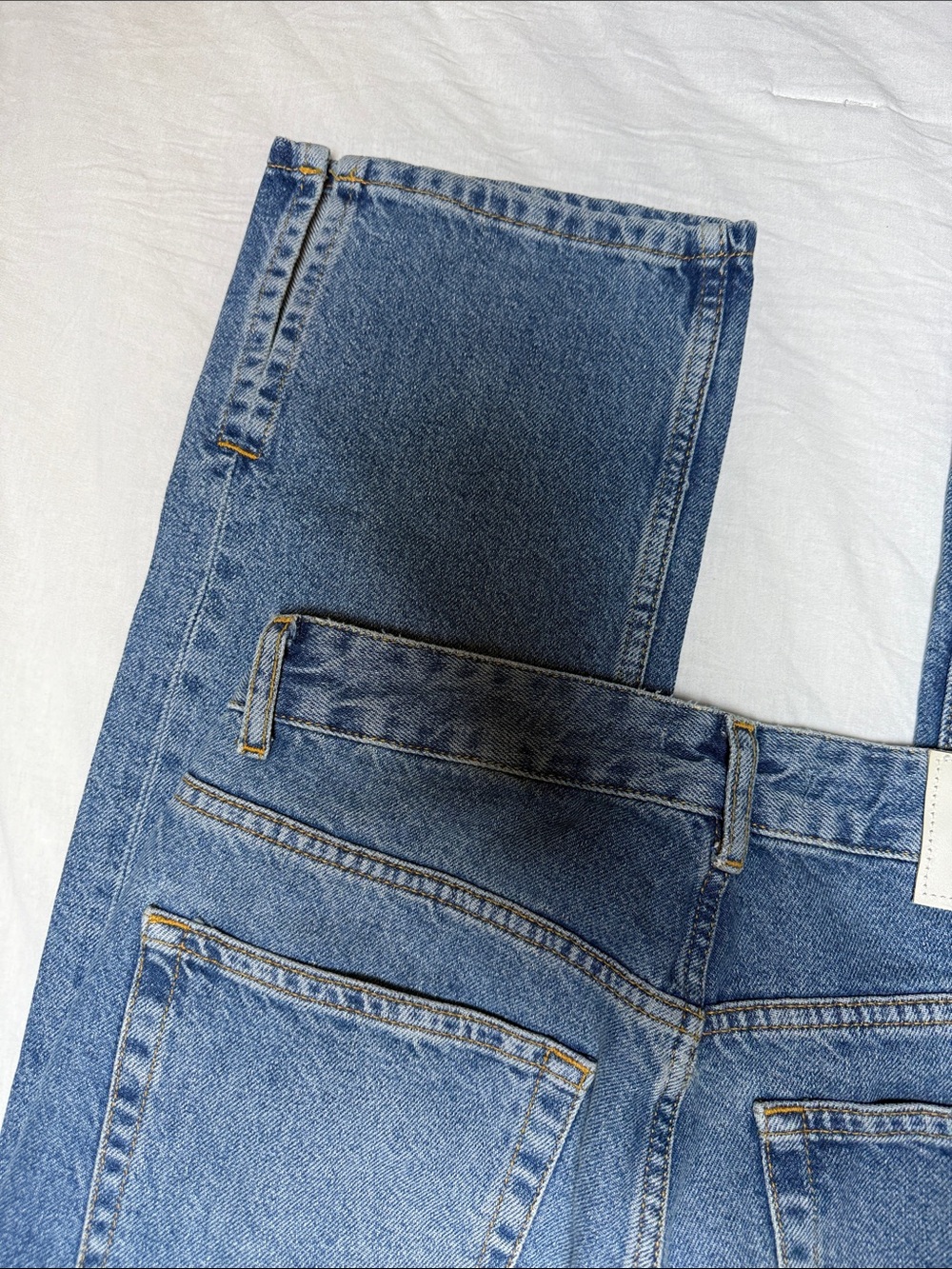 Pull&Bear High-Rise Blue Women's Jeans - Picture 5 of 7